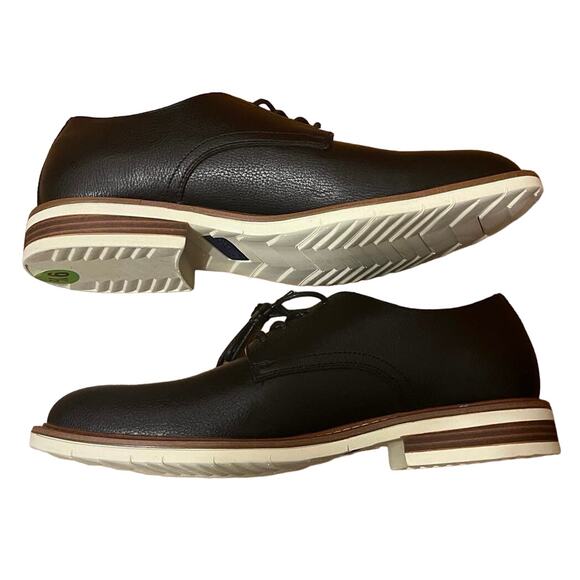 NWOT Kenneth Cole Reaction Leather Clyde Flex Lace Up Shoes - Picture 3 of 5